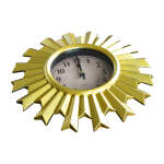 gold wall clock