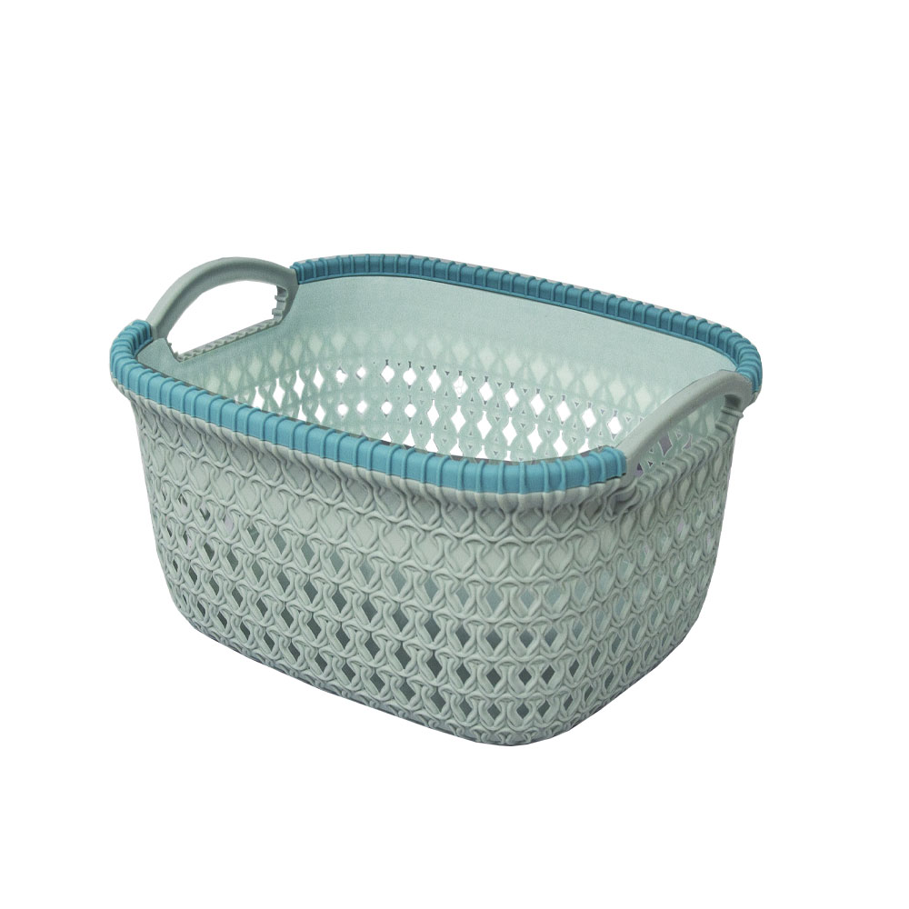 PLASTIC RATTAN STORAGE BASKET | 5803051 - HSDS Online