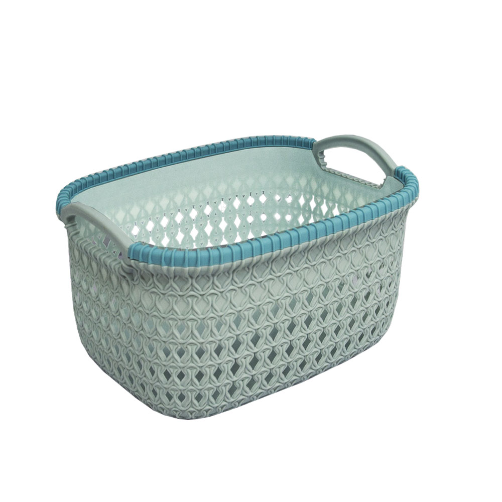 PLASTIC RATTAN STORAGE BASKET | 5803051 - HSDS Online