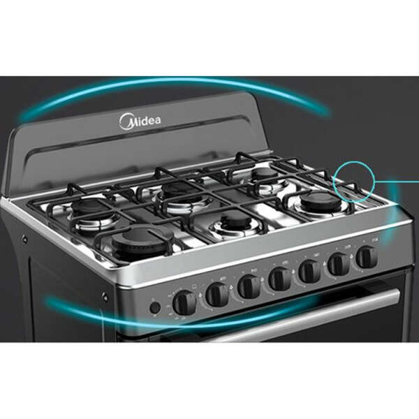 MIDEA GASRANGE 30" 6 BURNERS