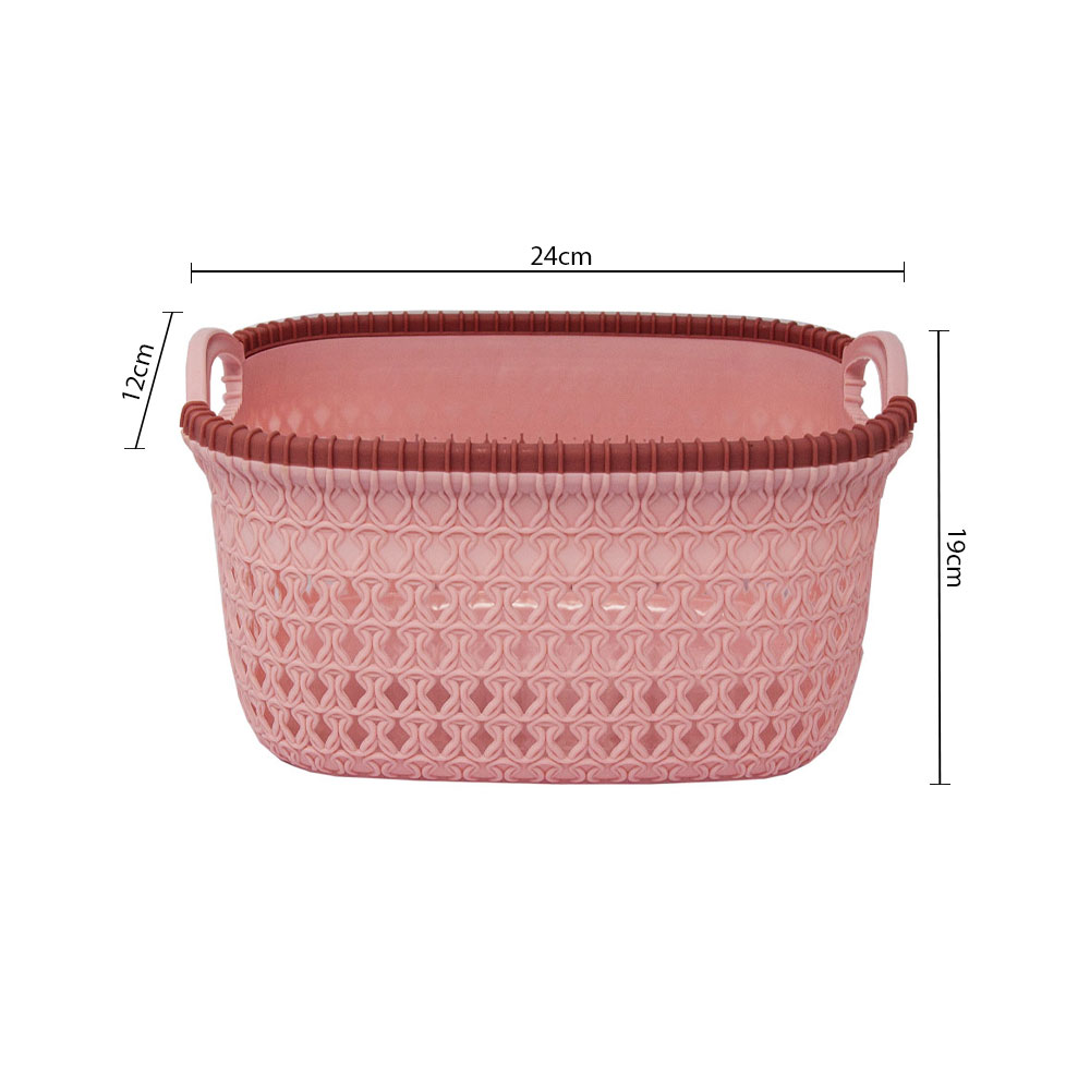 PLASTIC RATTAN STORAGE BASKET | 5803051 - HSDS Online