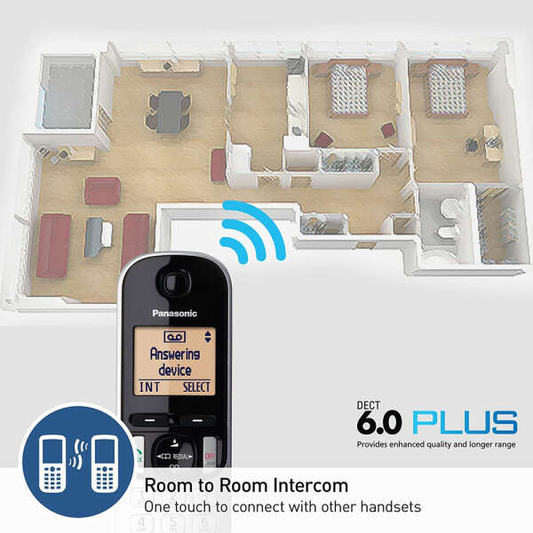 PANASONIC 6.0 DECT CORDLESS PHONE