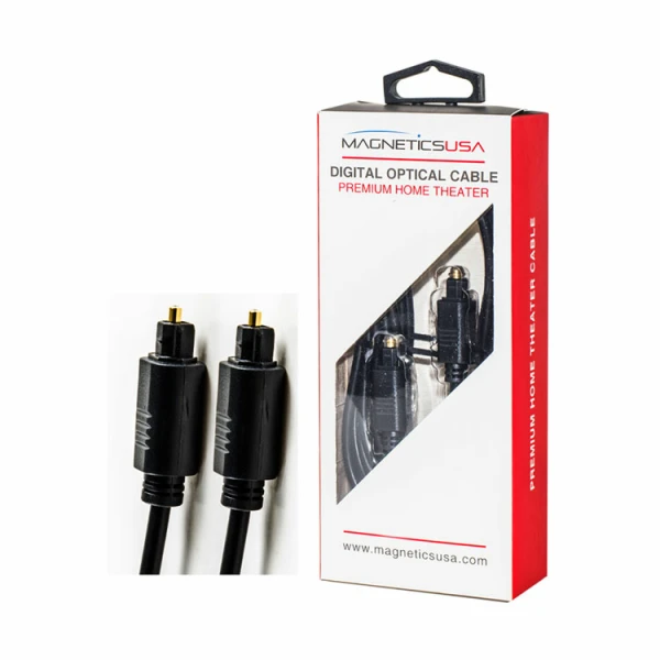 MAGNETICS TOSLINK TO TOSLINK CABLE GOLD TIPPED | MAG-654 - Image 