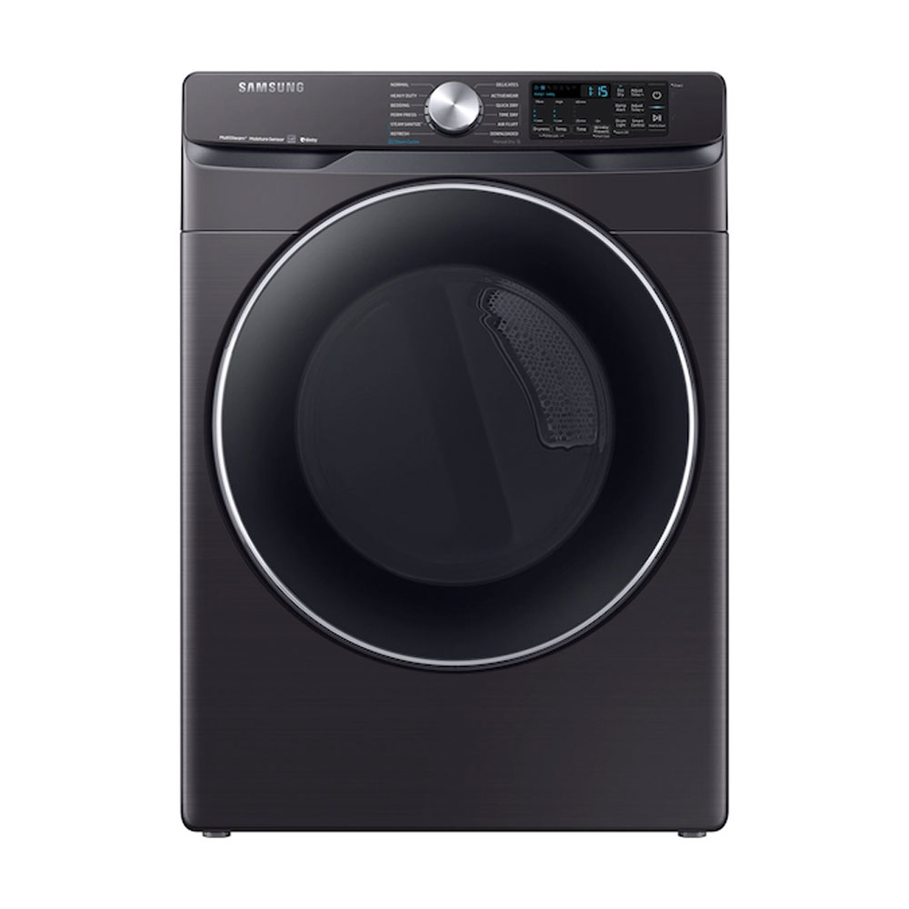 SAMSUNG DRYER WITH STEAM AND SENSOR DRY 7.5 CU.FT. BLACK DVE45R6300V