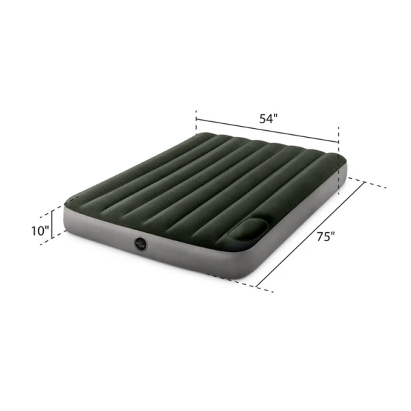 INTEX FULL DURA-BEAM STANDARD DOWNY AIR MATTRESS | 64762 - Image 