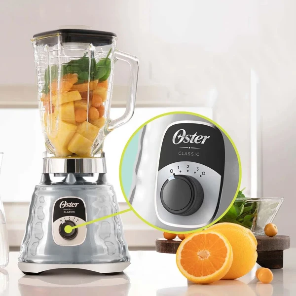 OSTER 3-SPEED BLENDER WITH GLASS JAR, 700W | BLST4655-013 - Image 