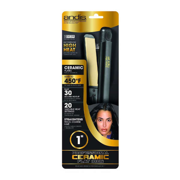 ANDIS HEAT CERAMIC FLAT IRON | AND-67095 - Image 