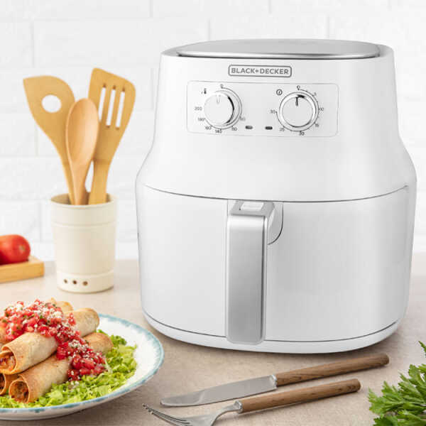 BLACK+DECKER AIR FRYER 3.5LT WHITE HF3003W HSDS Online