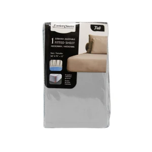 SCARLETT CLASSICS FULL-SIZED FITTED SHEET 54" X 75" | NV-761 - Image 