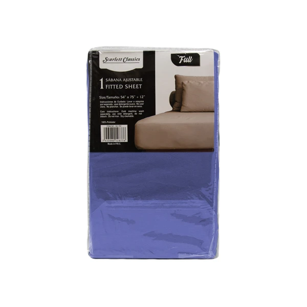 SCARLETT CLASSICS FULL-SIZED FITTED SHEET 54" X 75" | NV-761 - Image 