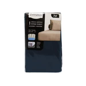 SCARLETT CLASSICS FULL-SIZED FITTED SHEET 54" X 75" | NV-761 - Image 