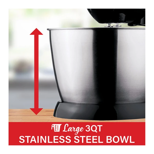 BRENTWOOD 3.1QT STANDMIXER 200W BLACK | SM-1153 - Image 