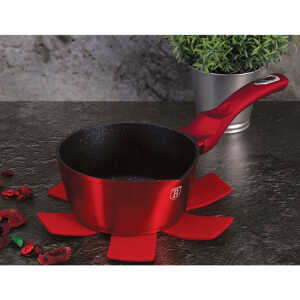 BERLINGER HAUS 1.2L SAUCE PAN 16X7.5CM BURGUNDY | BH-1255N - Image 