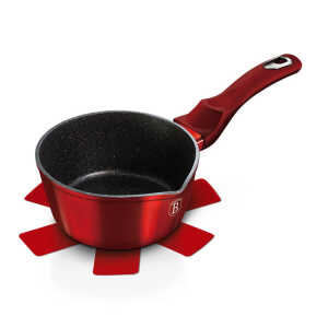 BERLINGER HAUS 1.2L SAUCE PAN 16X7.5CM BURGUNDY | BH-1255N - Image 