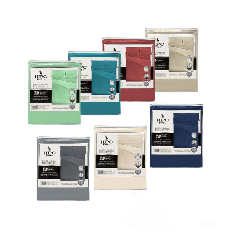 HPC POLO 4PCS QUEEN BED SHEET VARIETY HSDS Online