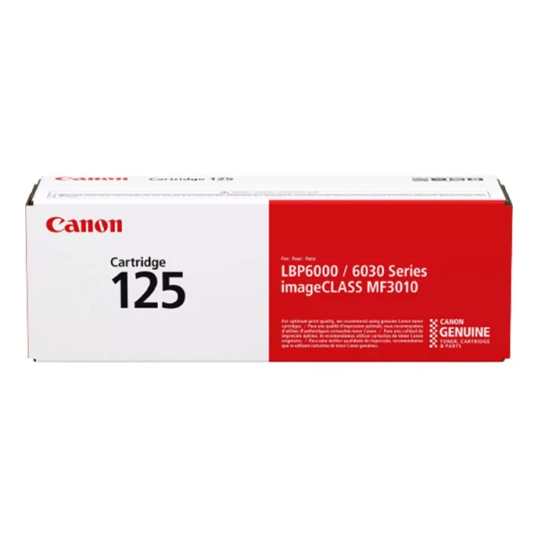 CANON GENUINE TONER CARTRIDGE BLACK | CANON 125 - Image 1
