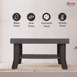 PLASTIC BROWN COFFEE TABLE | CT-001 - Image 