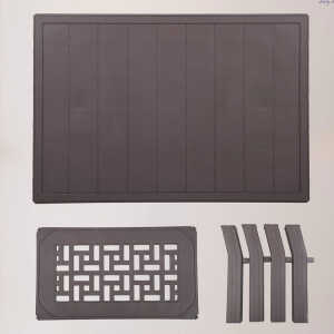 PLASTIC BROWN COFFEE TABLE | CT-001 - Image 