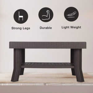 PLASTIC BROWN COFFEE TABLE | CT-001 - Image 