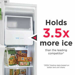 FRIGIDAIRE 25.6 CU.FT. 36" STANDARD DEPTH SIDE BY SIDE REFRIGERATOR 115V | FRSS2623AB - Image 
