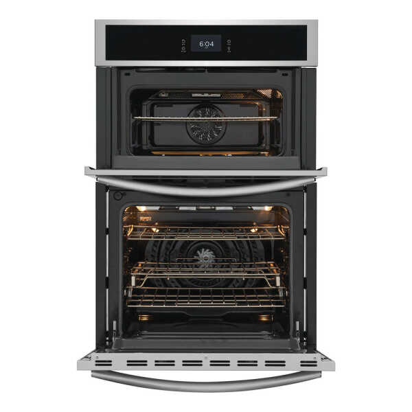 FRIGIDAIRE GALLERY 27" ELECTRIC WALL OVEN - MICROWAVE COMBINATION STAINLESS STEEL | GCWM2767AF - Image 