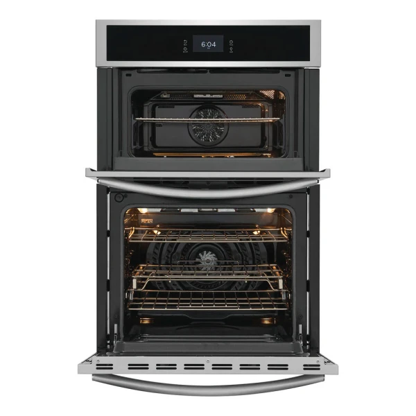 FRIGIDAIRE GALLERY 27" ELECTRIC WALL OVEN - MICROWAVE COMBINATION STAINLESS STEEL | GCWM2767AF - Image 