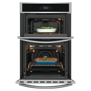 FRIGIDAIRE GALLERY 27" ELECTRIC WALL OVEN - MICROWAVE COMBINATION STAINLESS STEEL | GCWM2767AF - Image 
