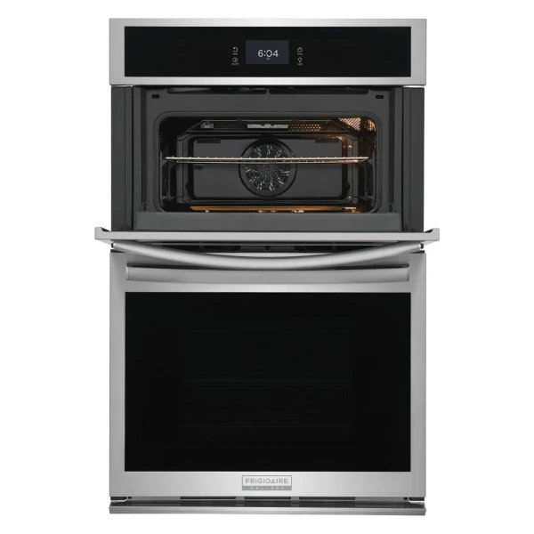 FRIGIDAIRE GALLERY 27" ELECTRIC WALL OVEN - MICROWAVE COMBINATION STAINLESS STEEL | GCWM2767AF - Image 