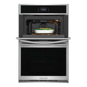 FRIGIDAIRE GALLERY 27" ELECTRIC WALL OVEN - MICROWAVE COMBINATION STAINLESS STEEL | GCWM2767AF - Image 