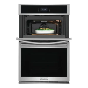 FRIGIDAIRE GALLERY 27" ELECTRIC WALL OVEN - MICROWAVE COMBINATION STAINLESS STEEL | GCWM2767AF - Image 