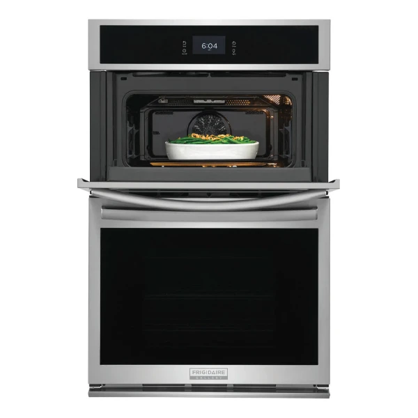 FRIGIDAIRE GALLERY 27" ELECTRIC WALL OVEN - MICROWAVE COMBINATION STAINLESS STEEL | GCWM2767AF - Image 