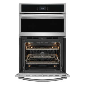 FRIGIDAIRE GALLERY 27" ELECTRIC WALL OVEN - MICROWAVE COMBINATION STAINLESS STEEL | GCWM2767AF - Image 