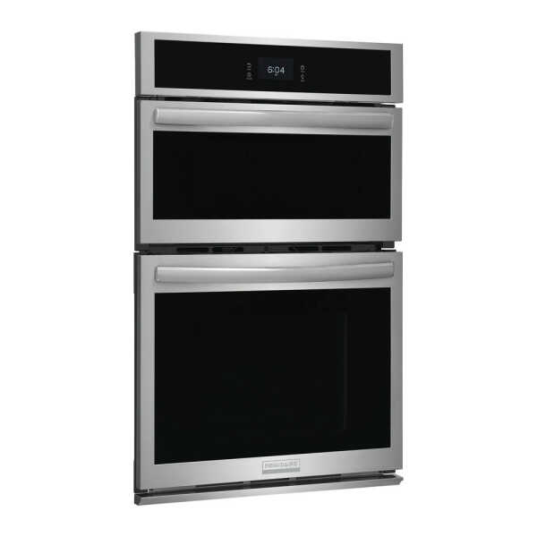 FRIGIDAIRE GALLERY 27" ELECTRIC WALL OVEN - MICROWAVE COMBINATION STAINLESS STEEL | GCWM2767AF - Image 