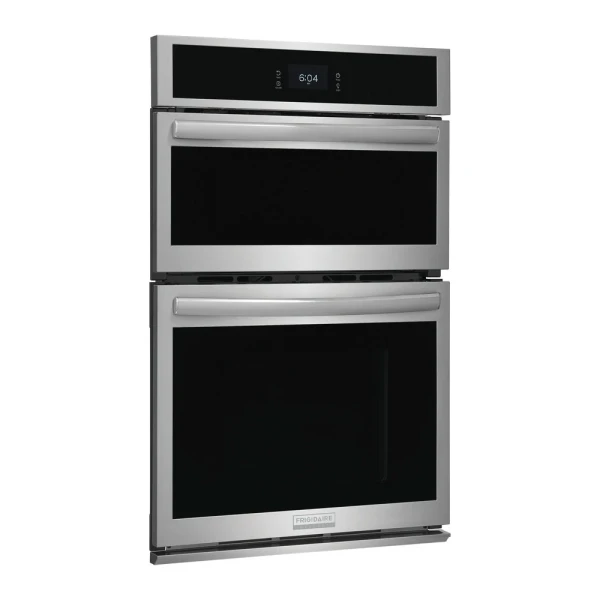 FRIGIDAIRE GALLERY 27" ELECTRIC WALL OVEN - MICROWAVE COMBINATION STAINLESS STEEL | GCWM2767AF - Image 