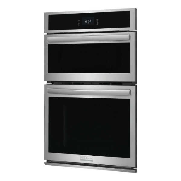 FRIGIDAIRE GALLERY 27" ELECTRIC WALL OVEN - MICROWAVE COMBINATION STAINLESS STEEL | GCWM2767AF - Image 