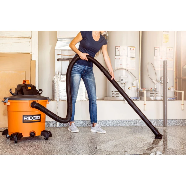 RIDGID VACUUM CLEANER 16 GALLON 5.0 PEAK WET/DRY SHOP | HD1640 - Image 