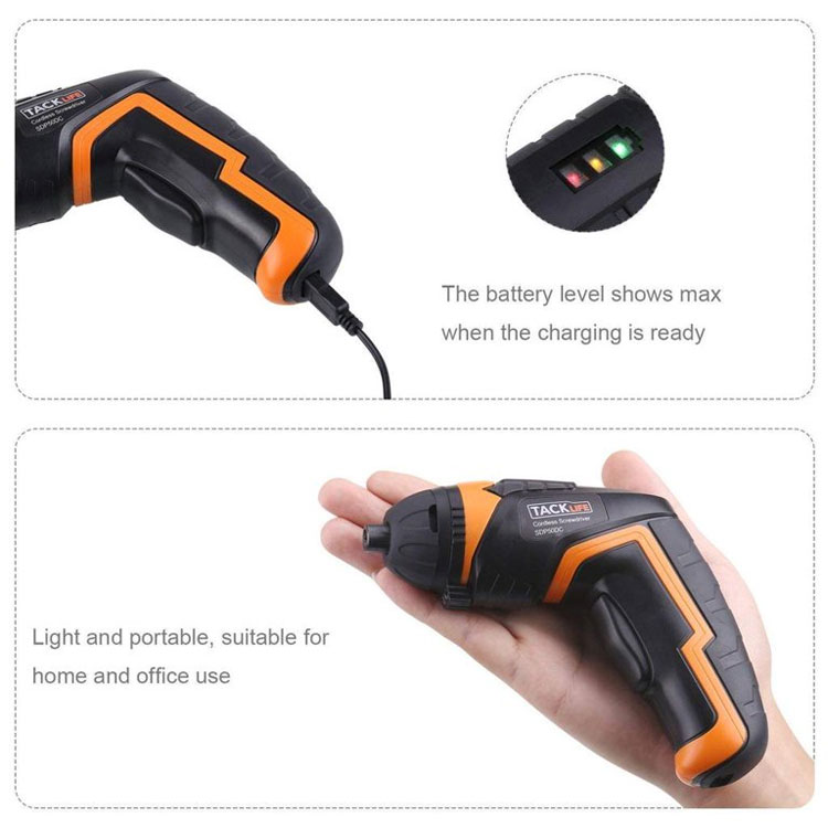 Tacklife sdp50dc rechargeable screwdriver discount