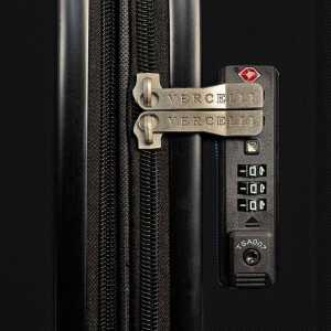 VERCELLI POLYCARBONATE SUITCASE BLACK | VARIETY - Image 