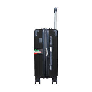 VERCELLI POLYCARBONATE SUITCASE BLACK | VARIETY - Image 