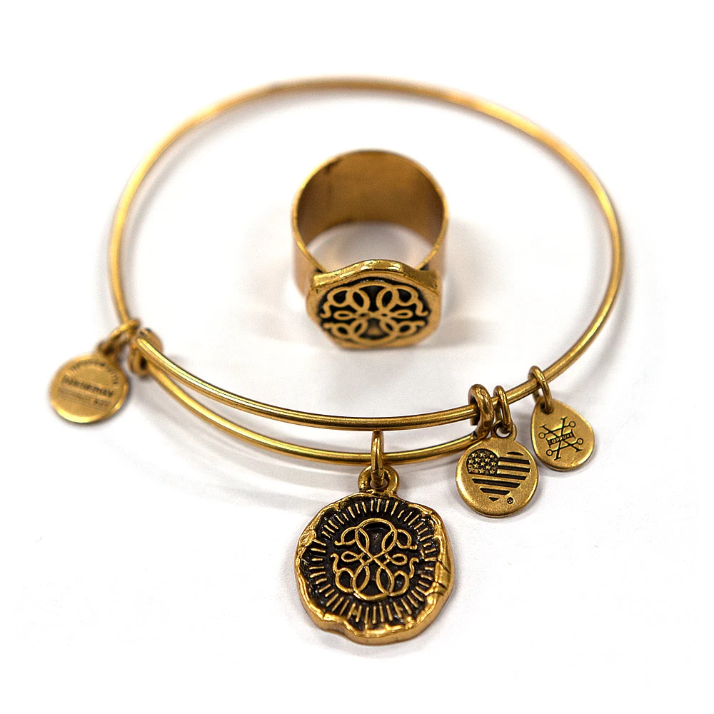 ALEX ANI PATH OF LIFE CHARM BANGLE RING SET AA121R5 HSDS Online