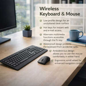 KLIP XTREME WIRELESS KEYBOARD AND MOUSE DUO | KCK-265E - Image 