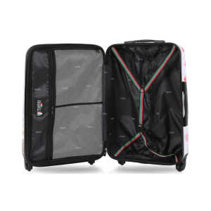 TUCCI ITALY PARIS LOVE ART SPINNER WHEEL ANI-SCRATCH SUITCASE | VARIETY - Image 