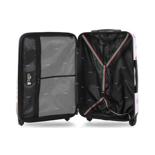 TUCCI ITALY PARIS LOVE ART SPINNER WHEEL ANI-SCRATCH SUITCASE | VARIETY - Image 