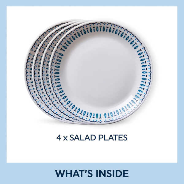 CORELLE SALAD PLATES 4 PACK 7.5'' | 1143203 - Image 