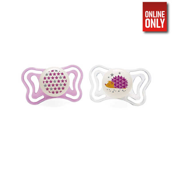 CHICCO 2PCS PACIFIER PHYSIO LIGHT LUMI 16-36M | 8058664097289 - Image 