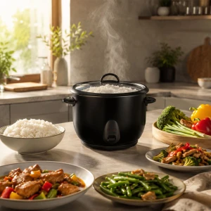 OSTER 10 CUP RICE COOKER BLACK | CKSTRC1700B-013 - Image 