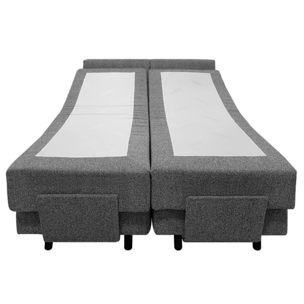 A'DAM CLAROS -04 ELECTRIC KING BED SET W/ DUAL MATTRESS+HEADBOARD+VISCO TOPPER | CLAROS-04 - Image 