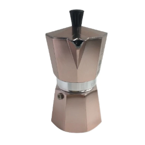 Bellemain Stovetop Espresso Maker Moka Pot (White, 6 Cup) - Bellemain