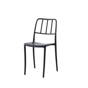 JŌVE MODERN PLASTIC BLACK CHAIR | 2046-B - Image 