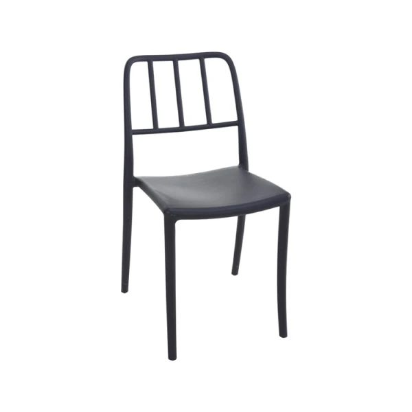 JŌVE MODERN PLASTIC BLACK CHAIR | 2046-B - Image 1